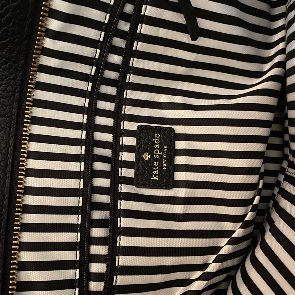 Kate Spade Large Tote—Black Pebbled Leather - Picture 7 of 8